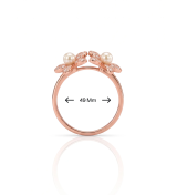 Rose Gold Glory CZ Ring | 92.5 Sterling Silver Ring | Stylora