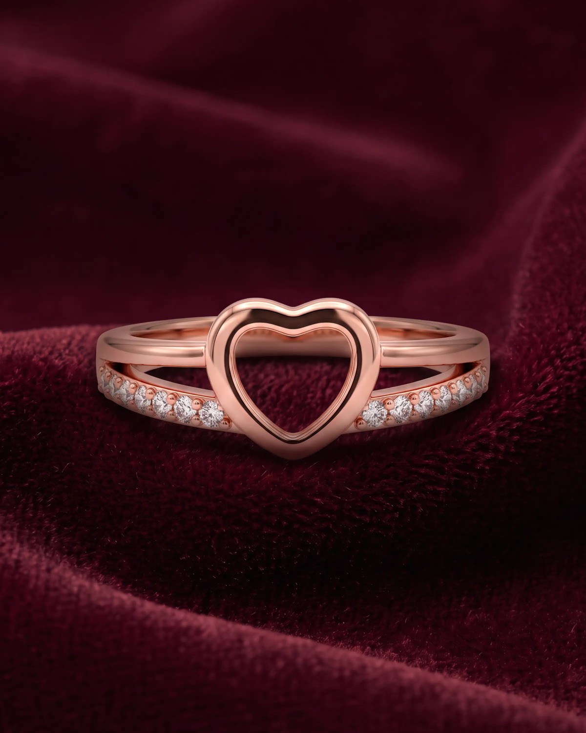 Rose Gold Rose Ring | 92.5 Sterling Silver Ring | Stylora