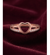 Rose Gold Rose Ring | 92.5 Sterling Silver Ring | Stylora