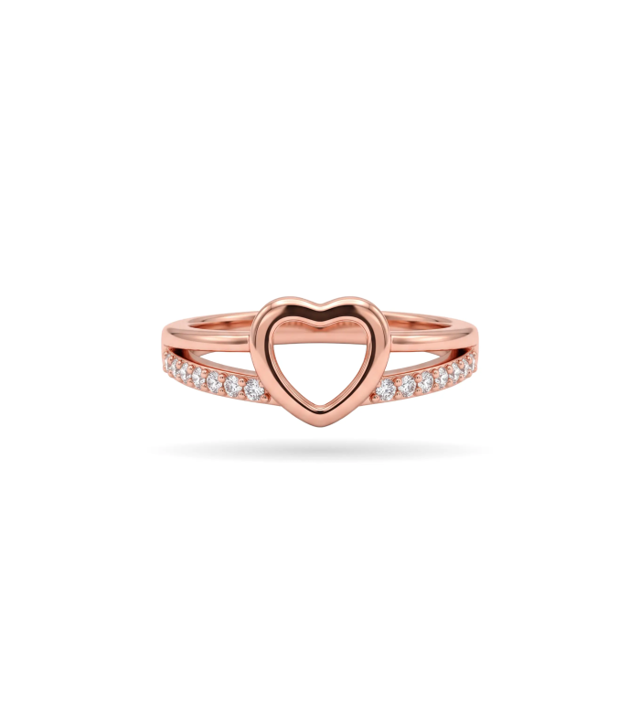 Rose Gold Rose Ring | 92.5 Sterling Silver Ring | Stylora