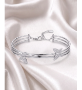 Silver Clara Kada | 92.5 Sterling Silver Bangle | Stylora