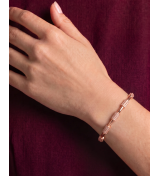 Rose Gold Celestial Rose Bangle | Silver Bangle | Stylora