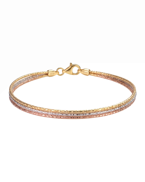 Layer Bangle | 92.5 Sterling Silver Bangle | Stylora