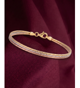 Layer Bangle | 92.5 Sterling Silver Bangle | Stylora