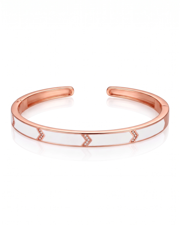 Symphony Kada | 92.5 Sterling Silver Bangle | Stylora