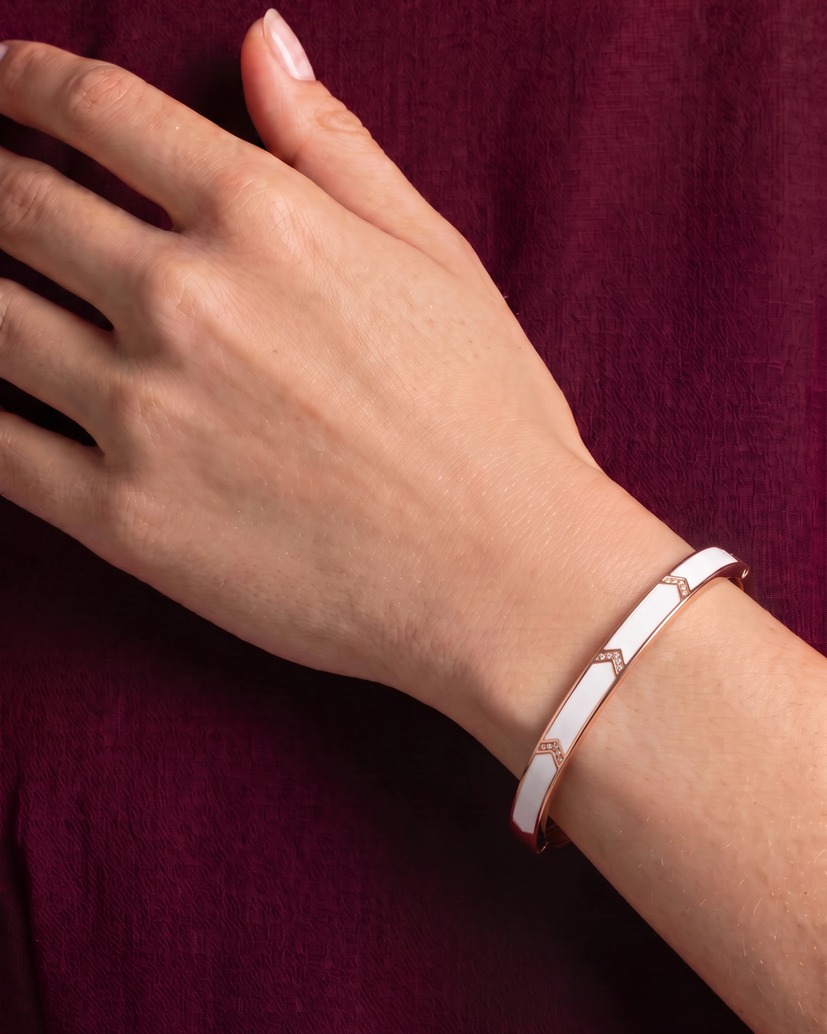 Symphony Kada | 92.5 Sterling Silver Bangle | Stylora