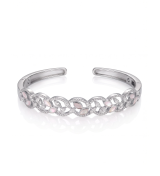 Silver Epic Kada | 92.5 Sterling Silver Bangle | Stylora