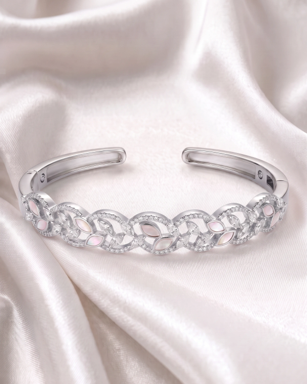 Silver Epic Kada | 92.5 Sterling Silver Bangle | Stylora