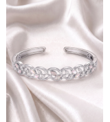 Silver Epic Kada | 92.5 Sterling Silver Bangle | Stylora