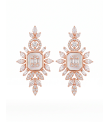 Rose Gold Epic Earrings | 92.5 Sterling Silver Earrings | Stylora