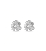 Silver Clover Screw Stud Earrings | Silver Earrings | Stylora