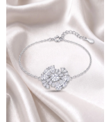 Silver Starburst Centre Bracelet | Silver Bracelet | Stylora