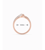 Rose Gold Glory Baguette Ring | 92.5 Sterling Silver Ring | Stylora