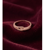 Rose Gold Glory Baguette Ring | 92.5 Sterling Silver Ring | Stylora