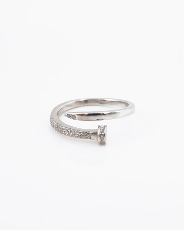 Silver Nail Wrap Ring | 92.5 Sterling Silver Ring | Stylora