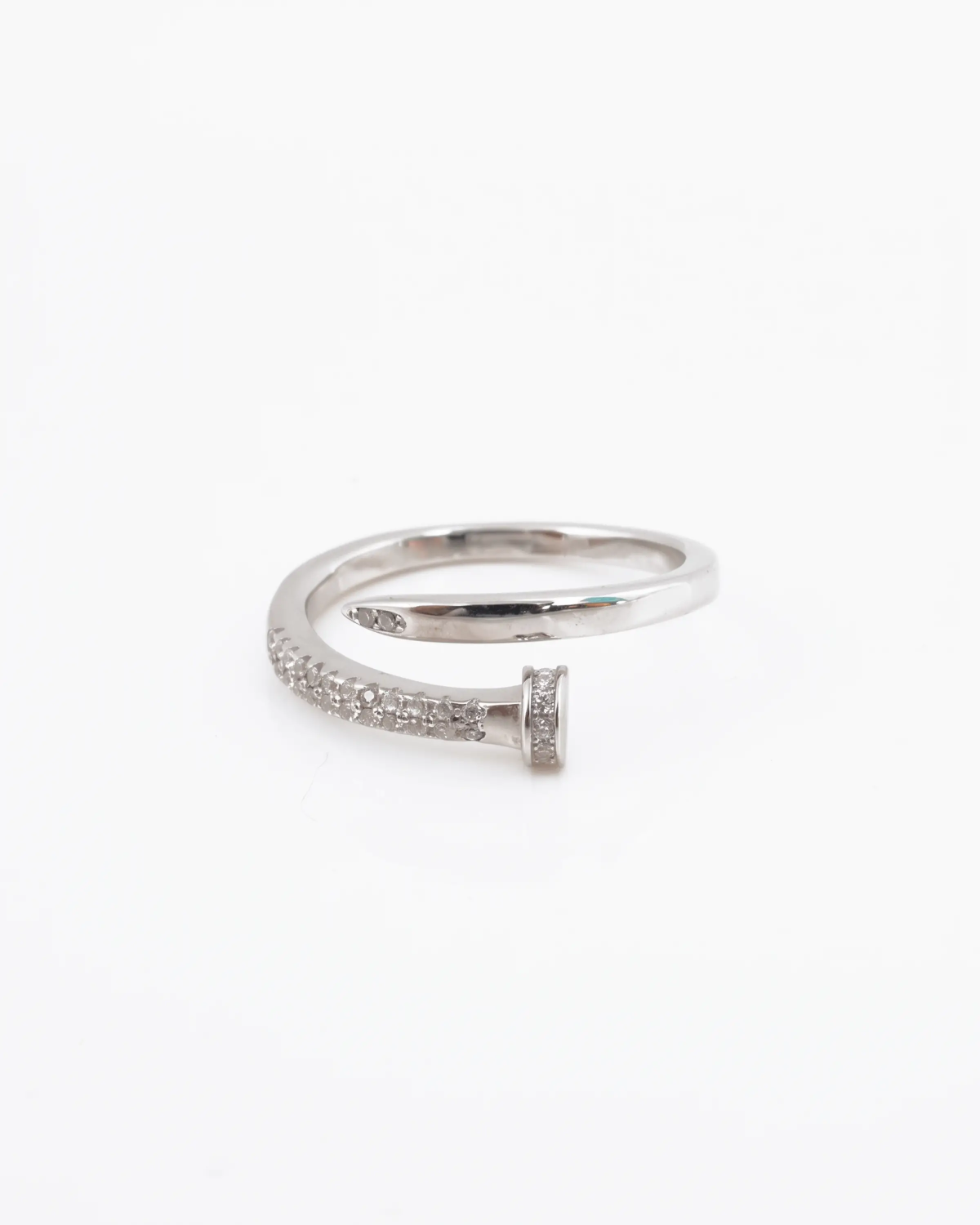 Silver Nail Wrap Ring | 92.5 Sterling Silver Ring | Stylora
