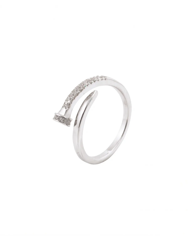 Silver Nail Wrap Ring | 92.5 Sterling Silver Ring | Stylora