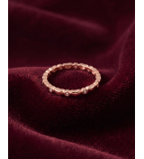 Rose Gold Scalloped Band Ring | 92.5 Sterling Silver Ring | Stylora