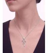 Glory Bow Pendant Necklace | 92.5 Sterling Silver Pendant | Stylora