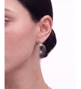 Rose Gold Charming Circles Pendant Set | Stylora