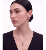 Rose Gold Signature Wave Pendant Set | Stylora
