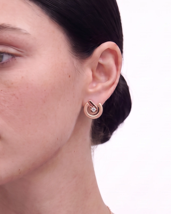 Rose Gold Signature Horseshoe Pendant Set