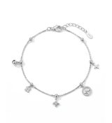 Silver Charm Harmony Anklet | 92.5 Sterling Silver Anklet | Stylora