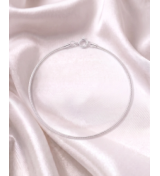 Silver Fine Snake Chain Anklet